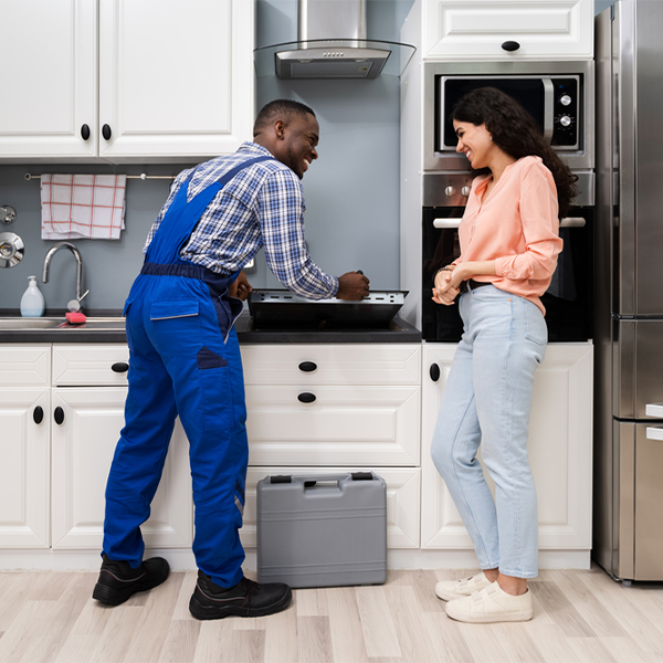 what kind of warranty do you offer on your cooktop repair services in Hubbard